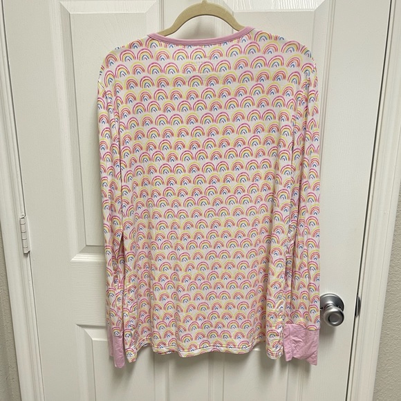 Little Sleepies Longsleeve Rainbow Pajama Top - Picture 9 of 9